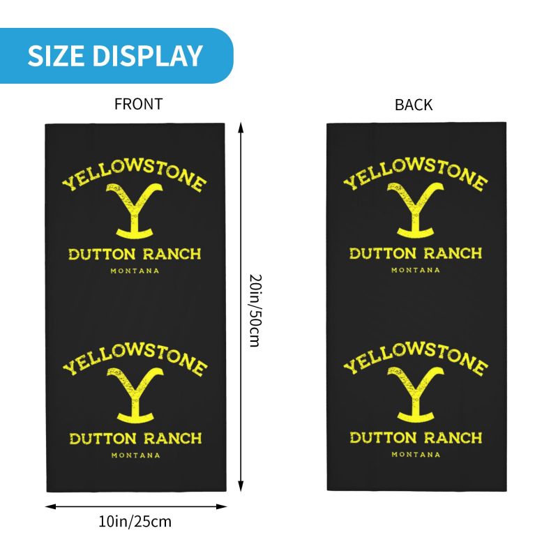 Yellowstone Dutton Ranch Print - Neck Warmer Tube recension och pris