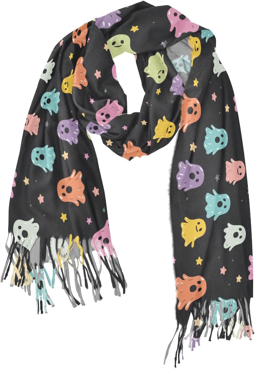 Women's Halloween Ghost Scarf  - Pashmina Wrap Large recension och pris