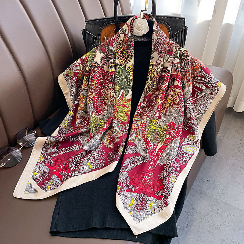 90*90cm Square Scarf Twill Cot - Bandana Cotton recension och pris