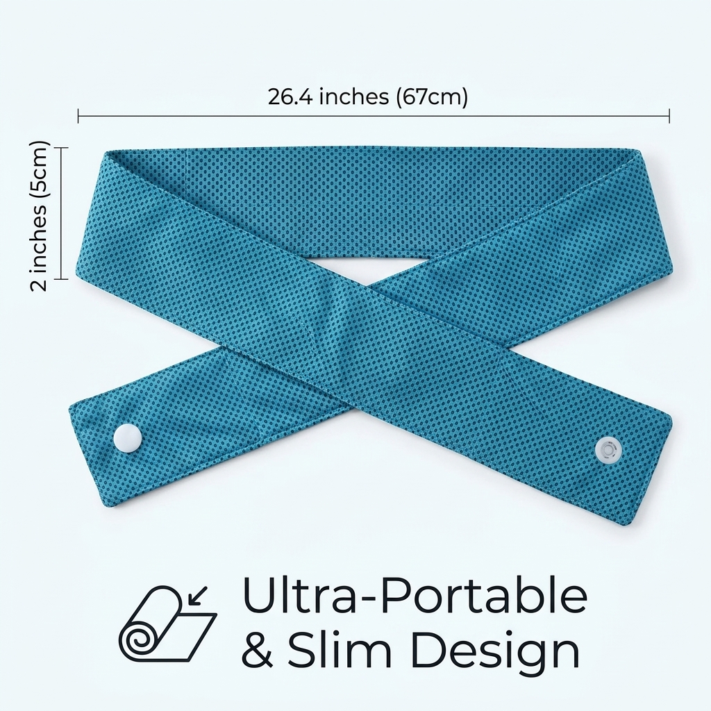 Cooling Neck Gaiter Scarf Band - Silk Neck Scarf recension och pris