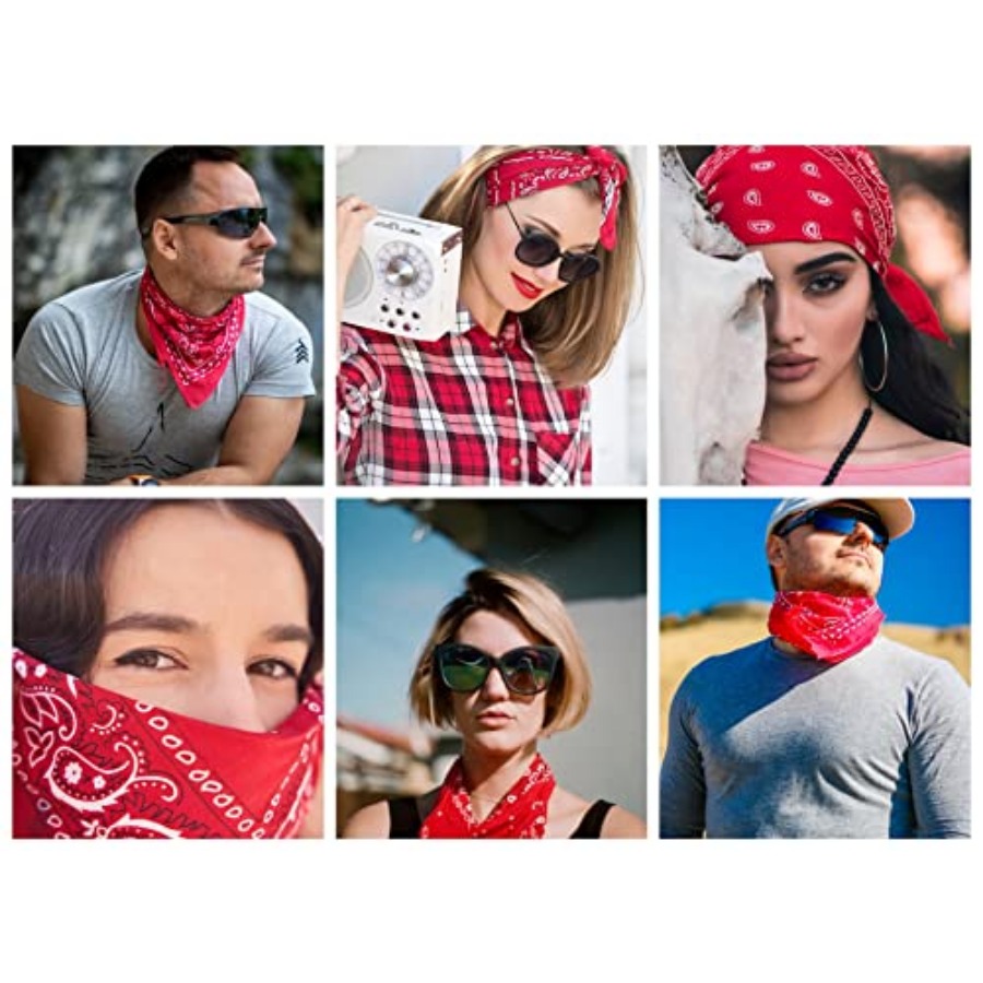 Gift Packaging Bandana for Men - Handkerchief Cotton Men recension och pris