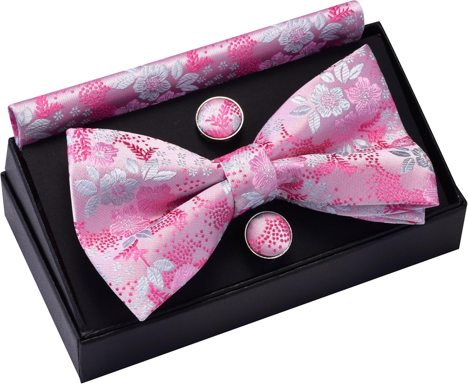 Floral Bow Tie & Handkerchief  - Pocket Square Set recension och pris