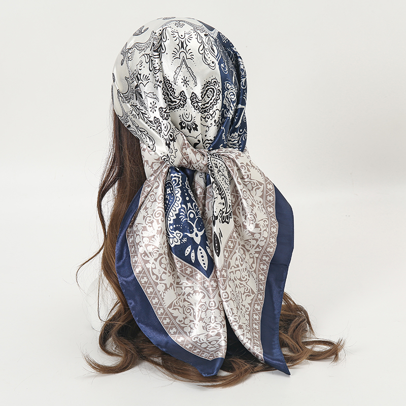 90*90CM Square Silk Scarves Wo - Scarf Silk Square recension och pris