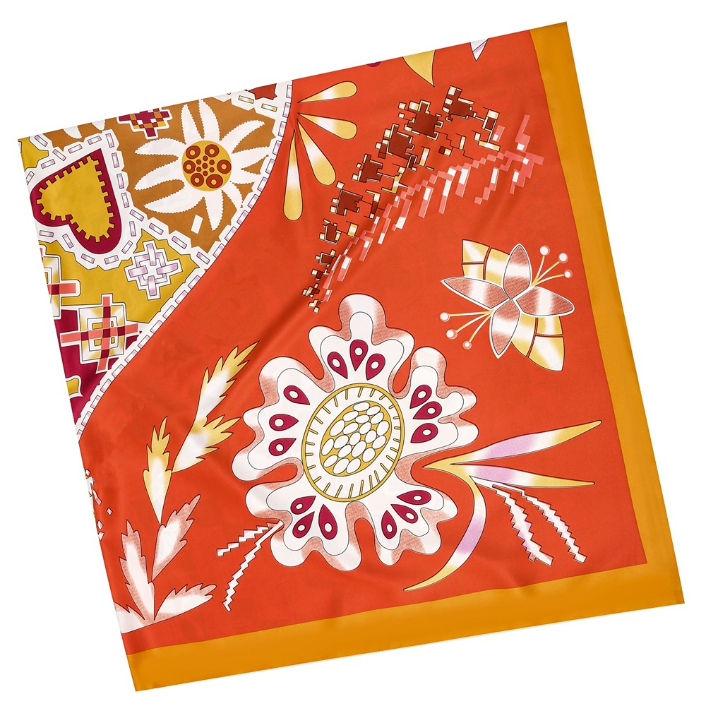 130cm Brand Women Scarves Desi - Scarf Silk Square recension och pris