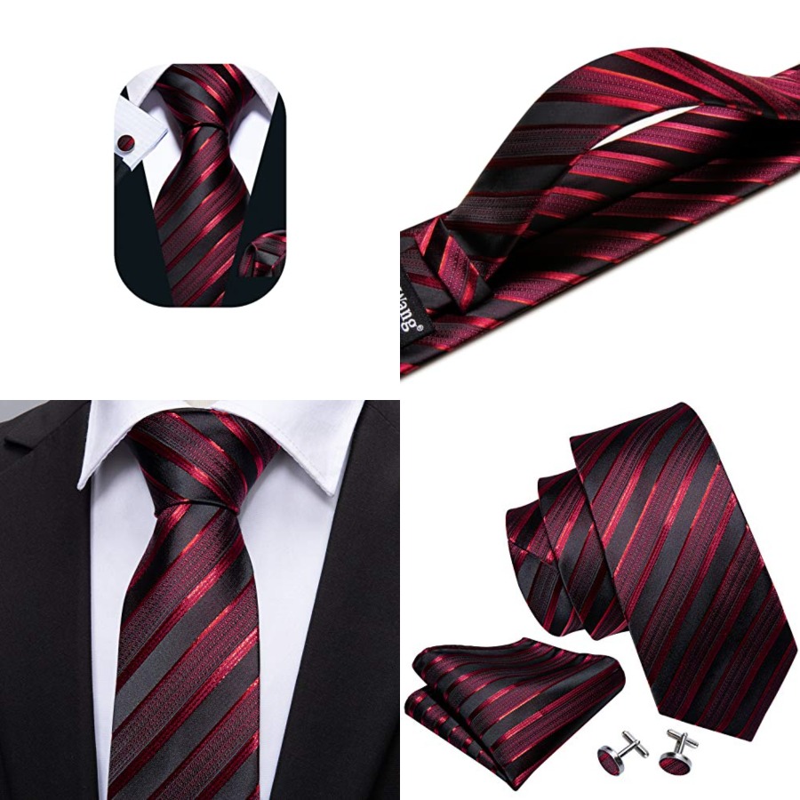 Tie Sets for Men Silk Stripe N - Silk Tie Striped recension och pris
