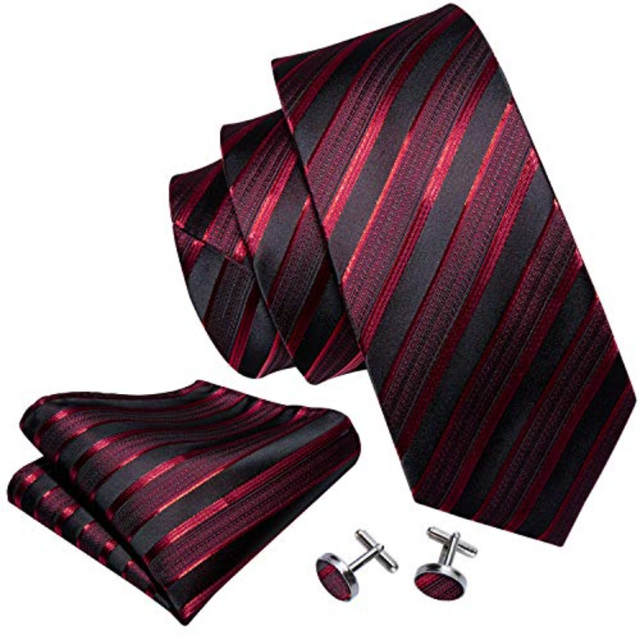 Tie Sets for Men Silk Stripe N - Silk Tie Striped recension och pris