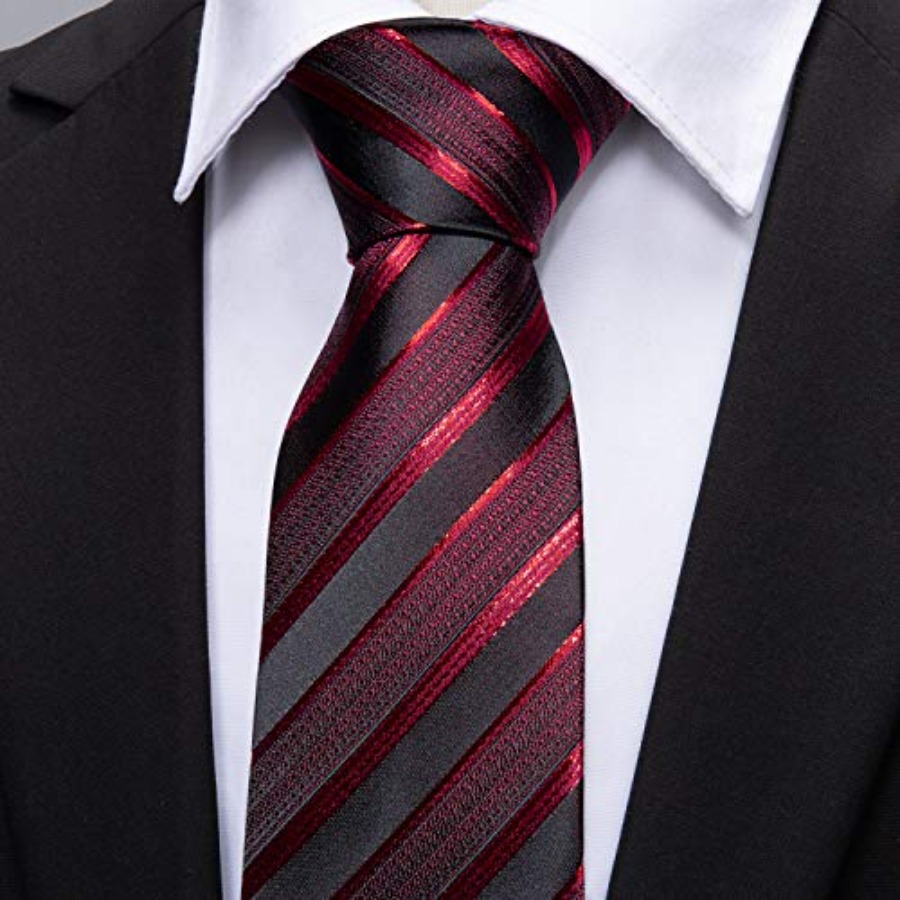 Tie Sets for Men Silk Stripe N - Silk Tie Striped recension och pris