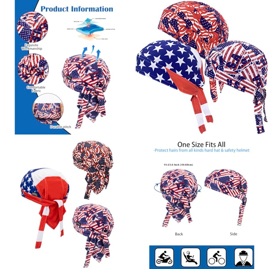 Cooling Do Rags Sweat Wicking  - Bandana Doo Rag recension och pris