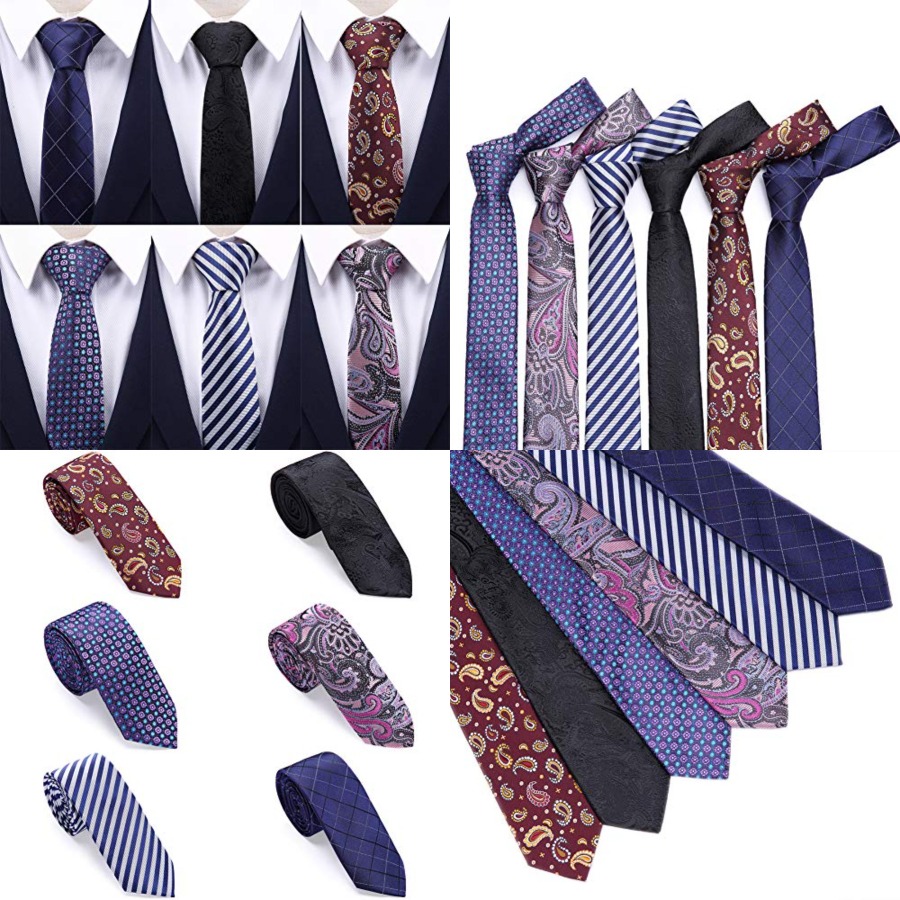 4 Packs Skinny Neckties for Me - Skinny Tie Men recension och pris