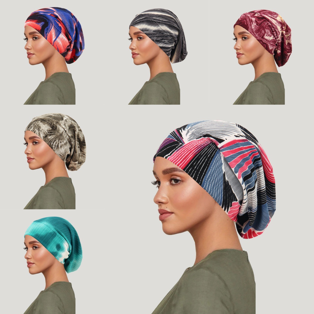 2026 New Tie-dye Hair Cover Ca - Head Wrap Turban recension och pris