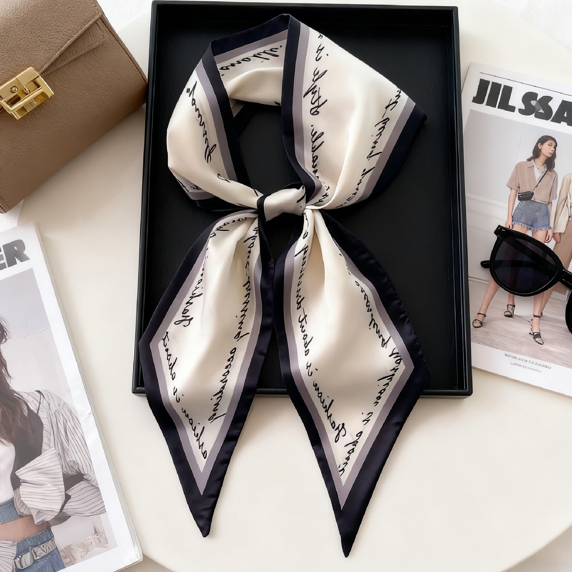 Luxury Long Neckerchief Skinny - Head Wrap Turban recension och pris