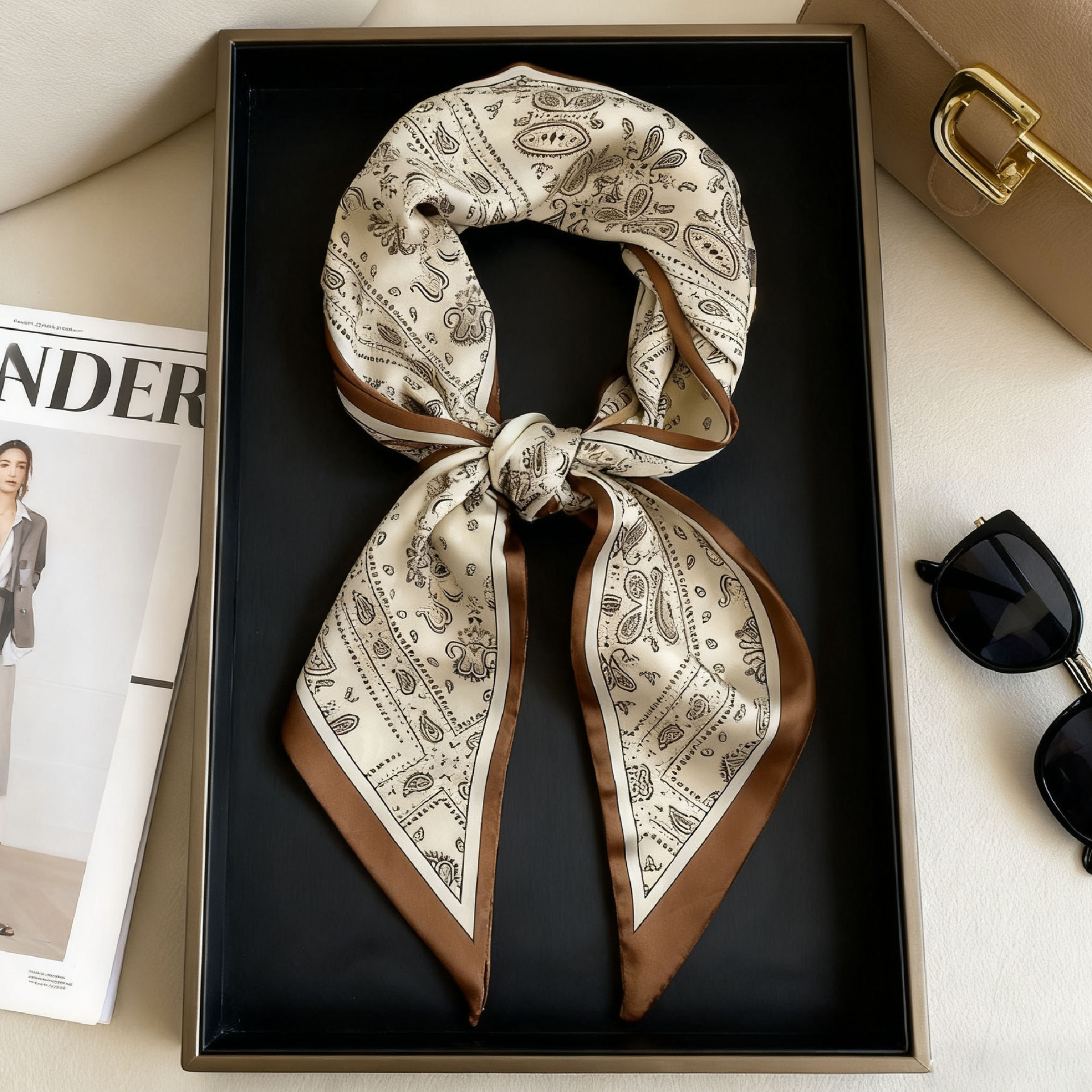 Luxury Long Neckerchief Skinny - Head Wrap Turban recension och pris