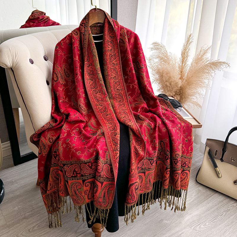 Tassel Blanket Design Thick Pa - Woven Scarf Blanket recension och pris