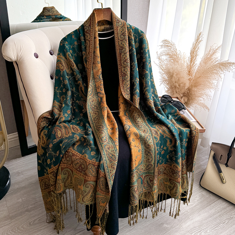 Tassel Blanket Design Thick Pa - Woven Scarf Blanket recension och pris