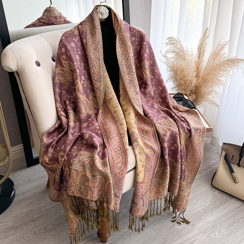 Tassel Blanket Design Thick Pa - Woven Scarf Blanket recension och pris