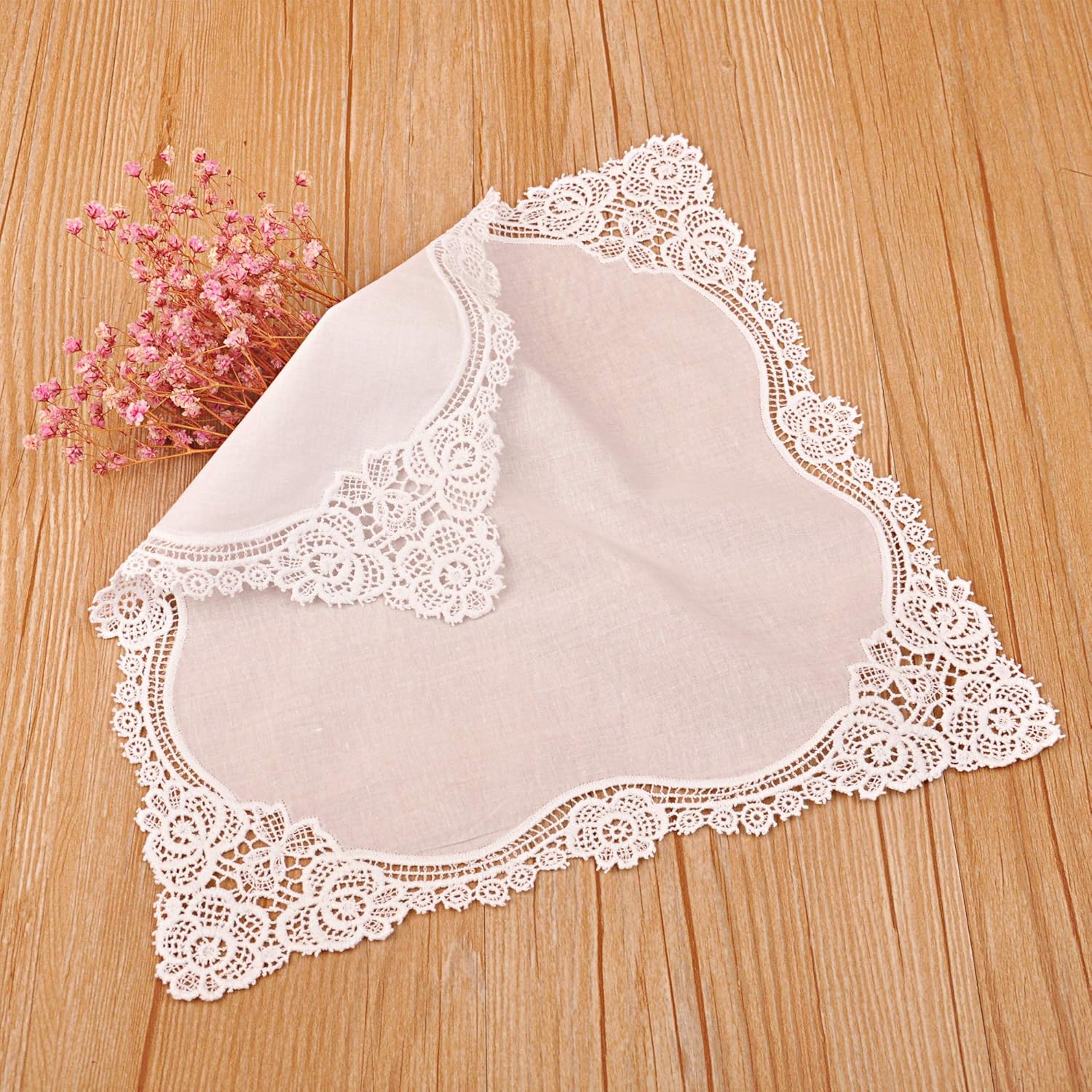 White Wedding Handkerchief Pur - Handkerchief Cotton Men recension och pris