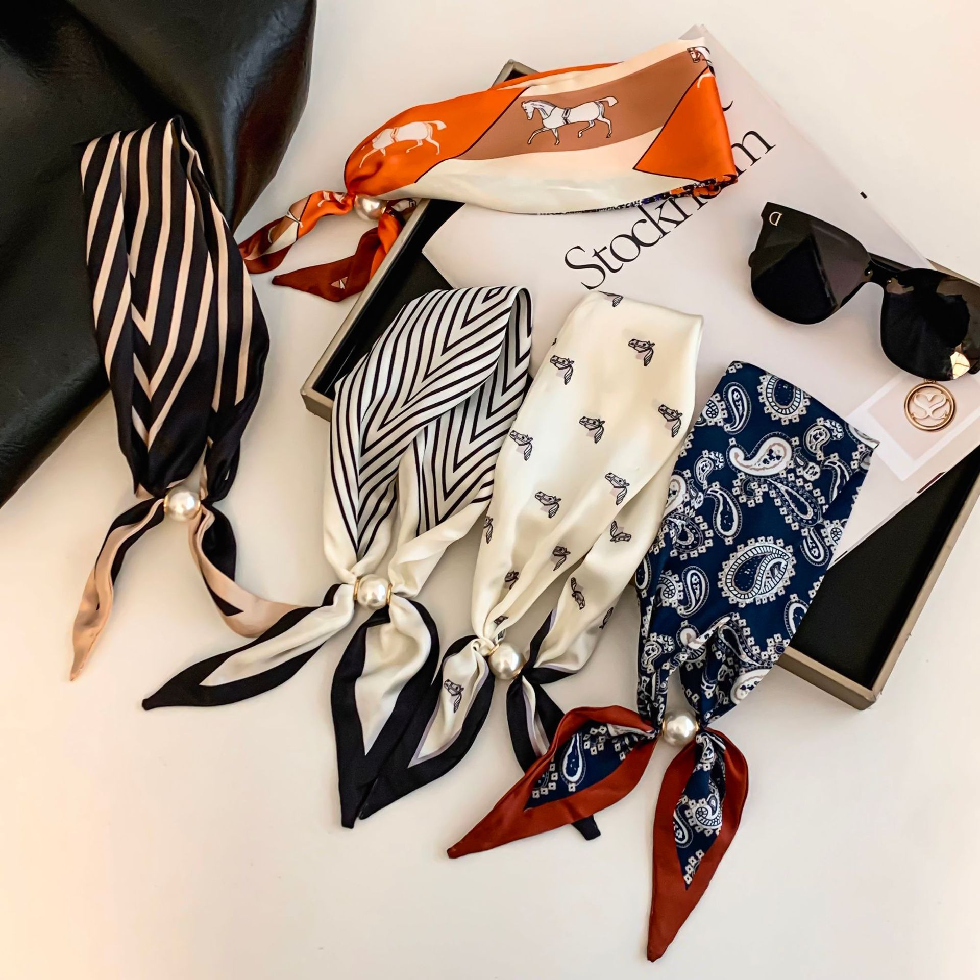 Cashew Flower Silk Scarf Effor - Silk Neck Scarf recension och pris