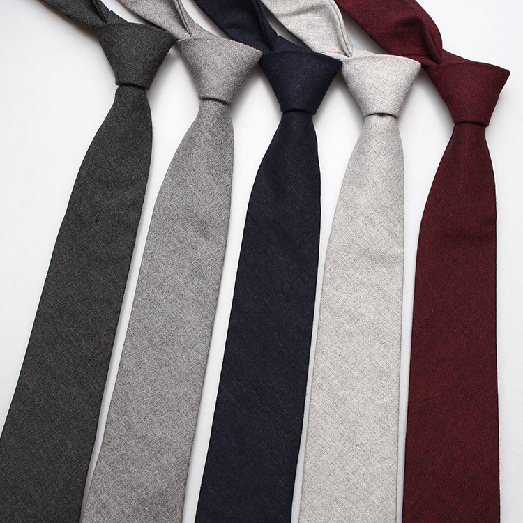 Linbaiway Men Slim Solid Neckt - Skinny Tie Men recension och pris