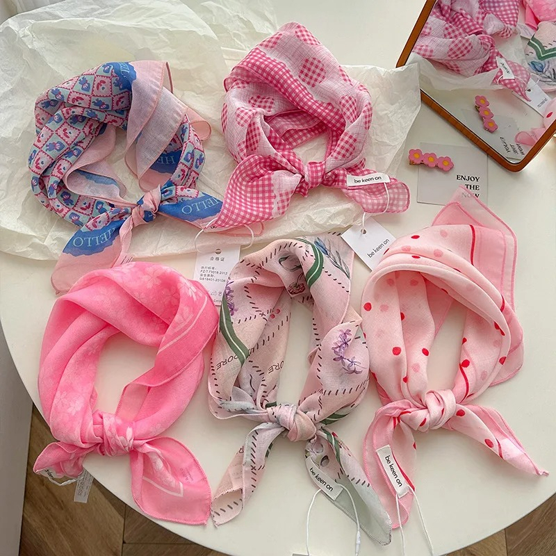 1pc women's silk scarf breatha - Scarf Silk Square recension och pris