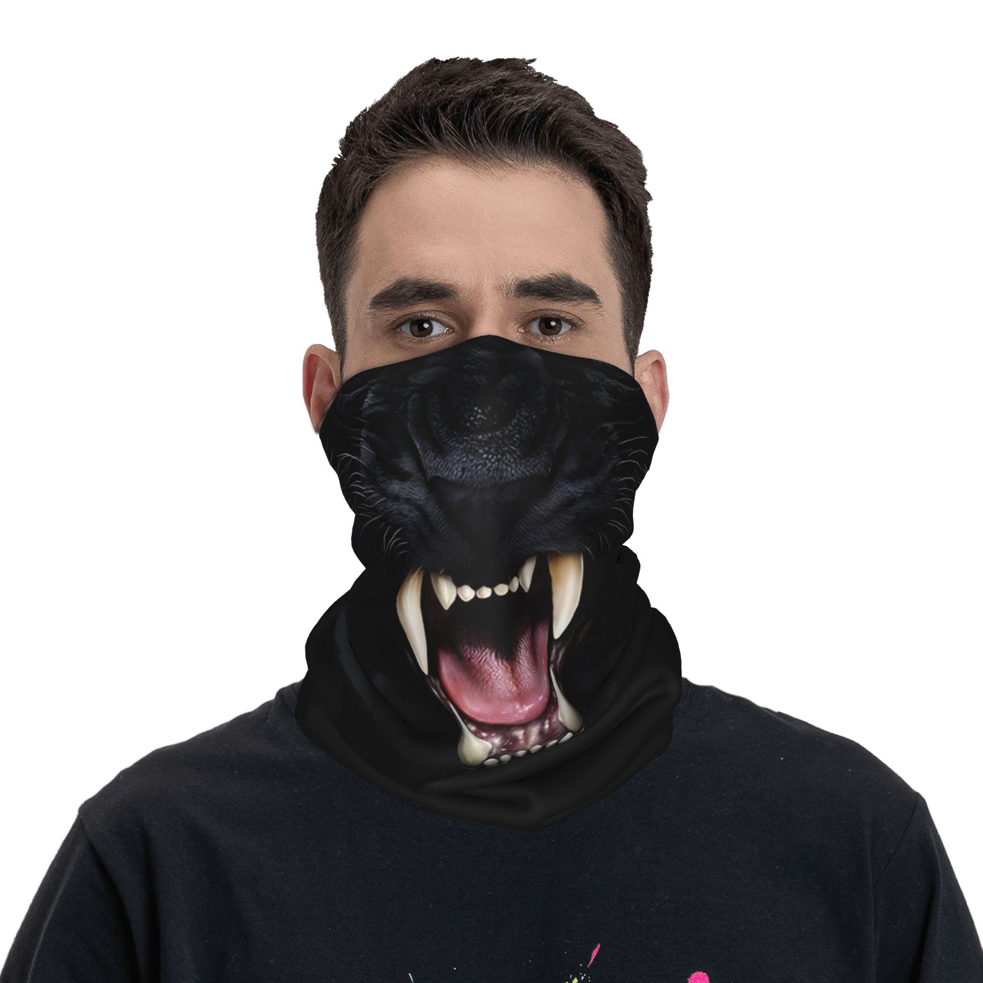 Custom Black Panther Animal He - Neck Warmer Tube recension och pris