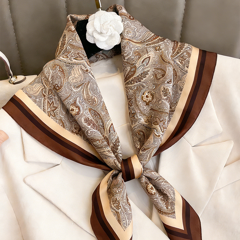 Luxury Women Silk Square Scarf - Silk Neck Scarf recension och pris