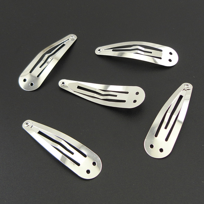 100PCS 5.0cm Silver Plain Meta - Tie Clip Silver recension och pris