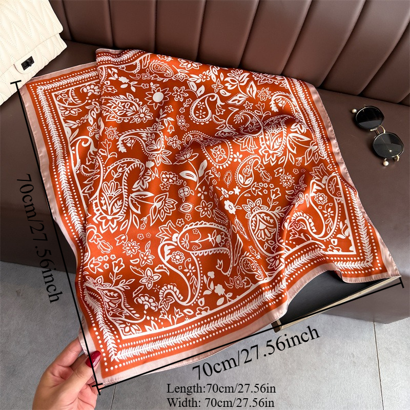 1Pc cashew print fashion silk  - Silk Neck Scarf recension och pris