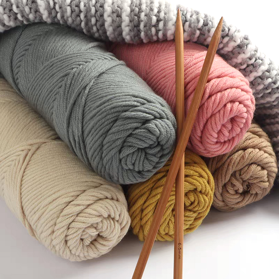 1Pc Lover's Cotton Yarn 8-Stra - Woven Scarf Blanket recension och pris