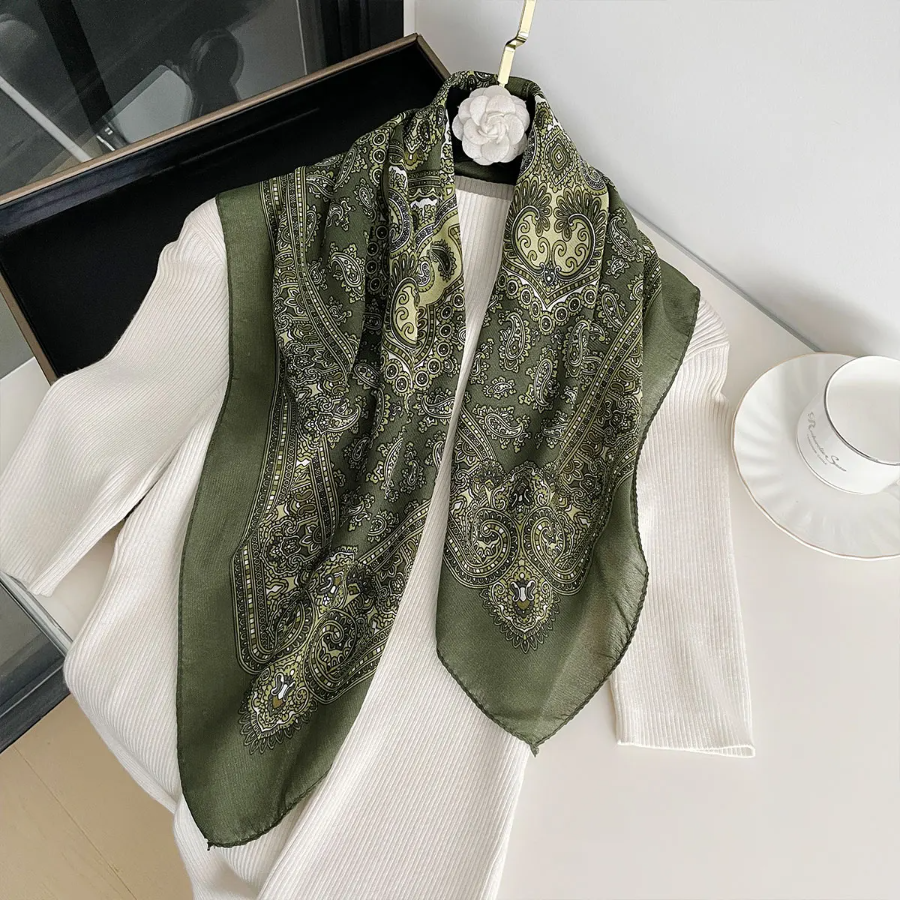 New Fashion 70X70cm Women's Sc - Bandana Cotton recension och pris
