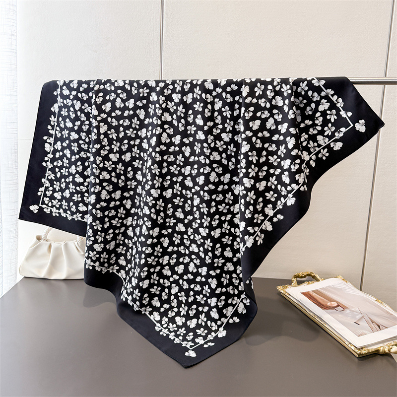 1pcs 90*90cm Floral Printed Co - Bandana Cotton recension och pris