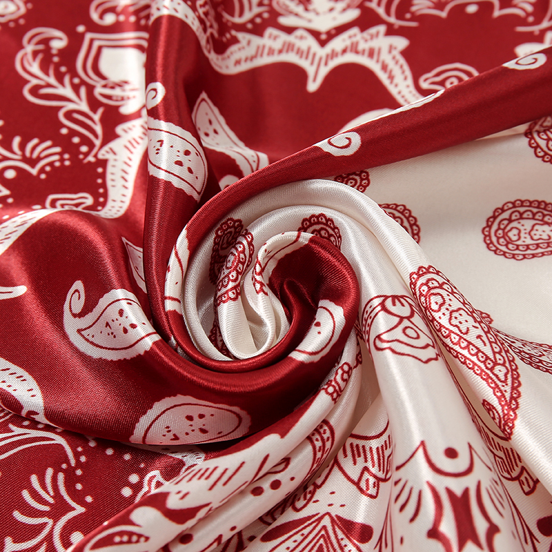 Satin Square Scarf Women Musli - Head Wrap Turban recension och pris