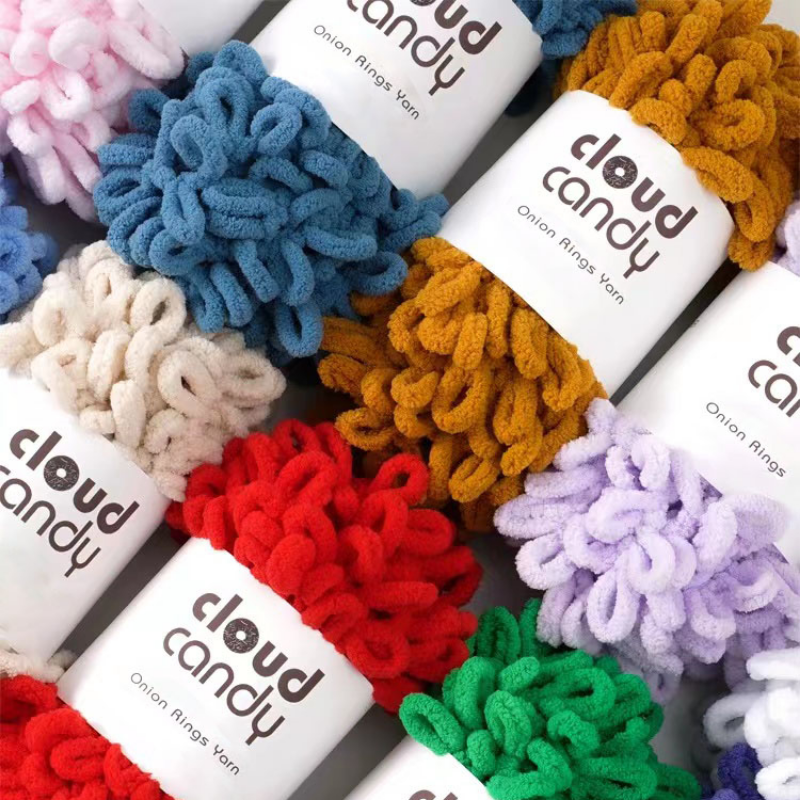 100g/Roll Finger Loop Yarn Thr - Woven Scarf Blanket recension och pris