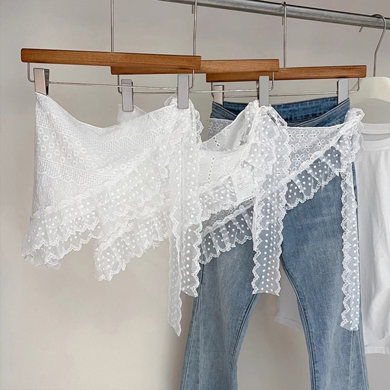 Retro  Lace Triangle Headscarf - Bandana Cotton recension och pris
