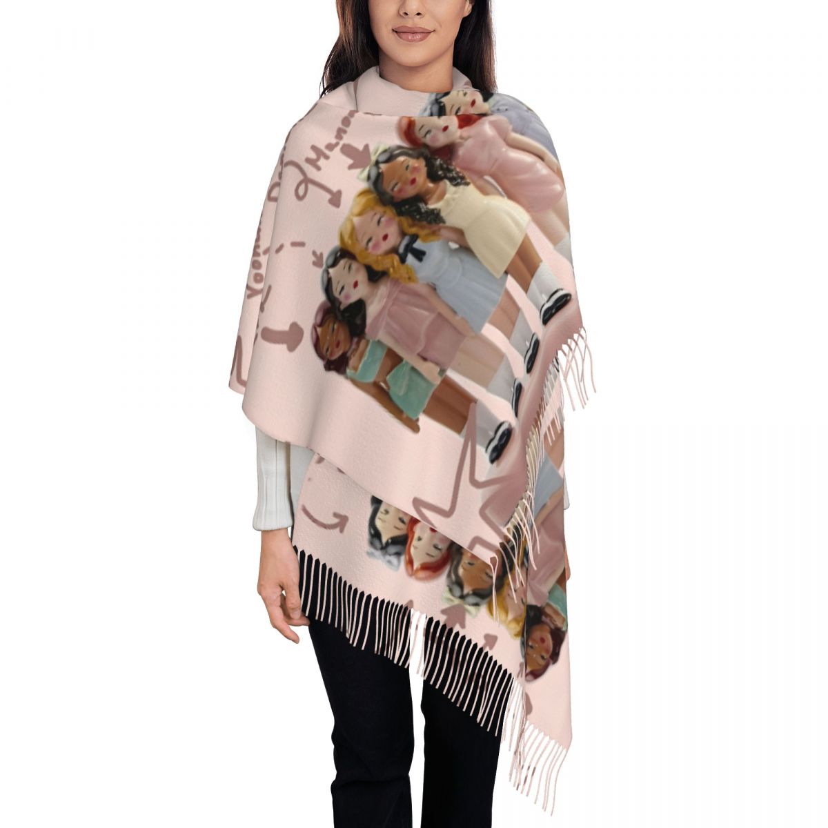 Katseye Kpop Idol Shawl Wrap W - Pashmina Wrap Large recension och pris