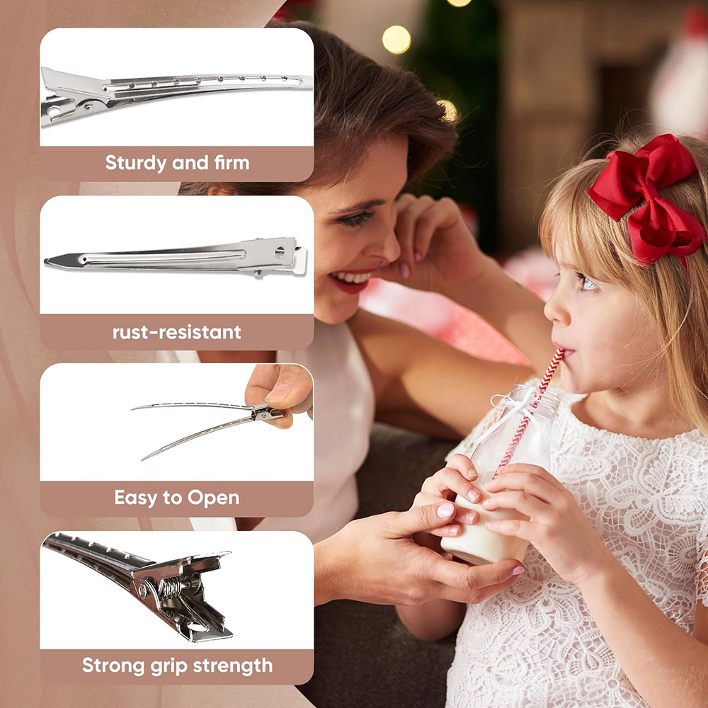 24pcs Silver Hair Clips For St - Tie Clip Silver recension och pris