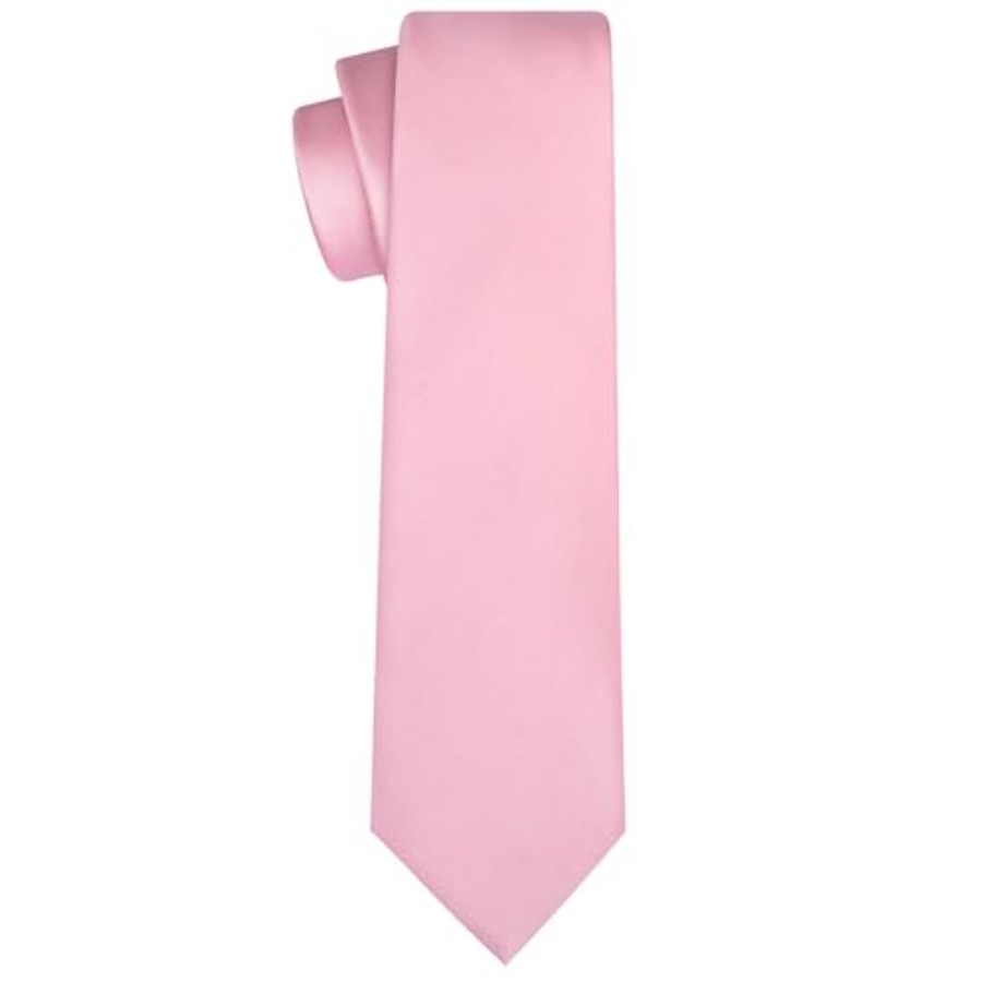 Satin Tie Set Solid Ties Mens  - Pocket Square Set recension och pris