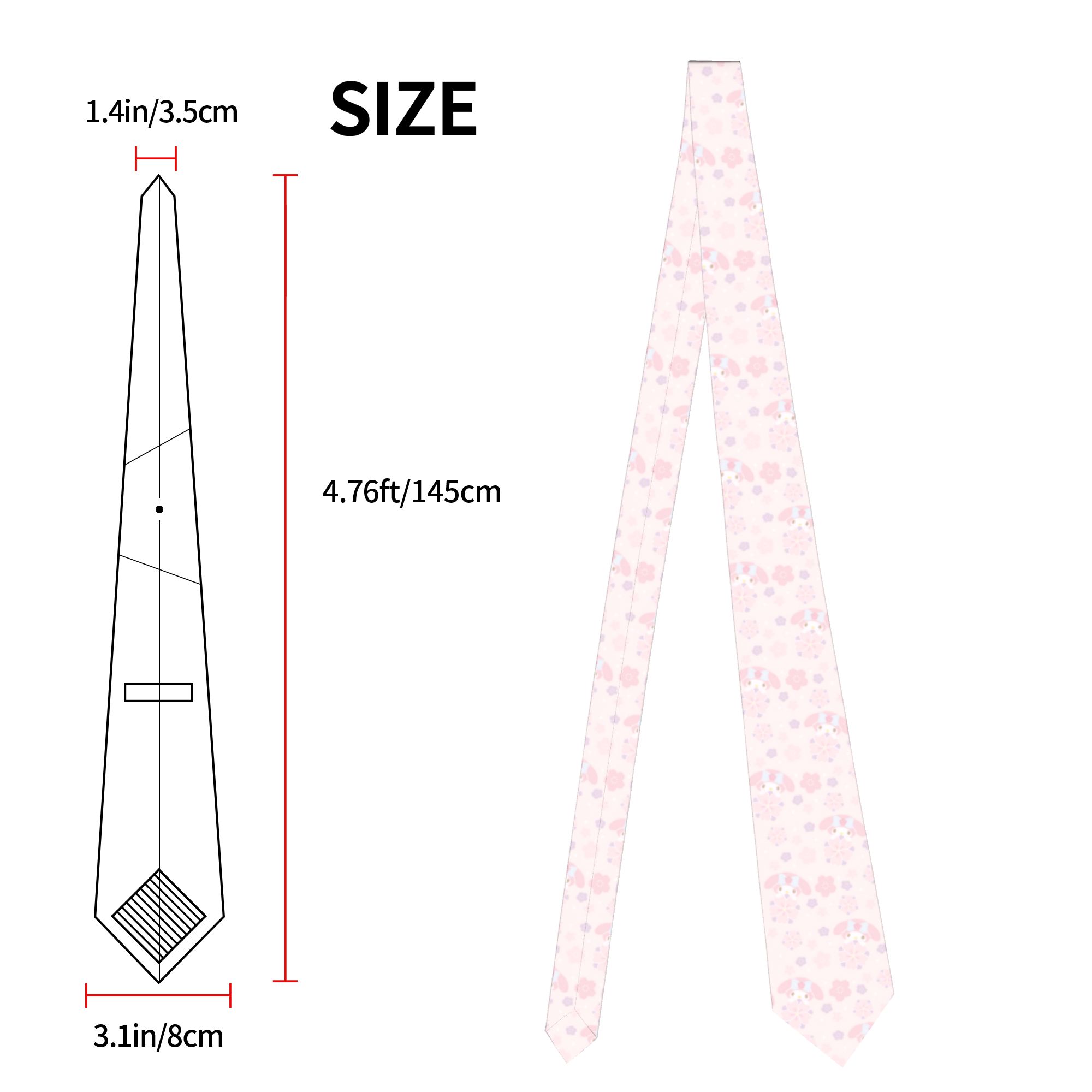 My Melody Cartoon Neckties Uni - Skinny Tie Men recension och pris