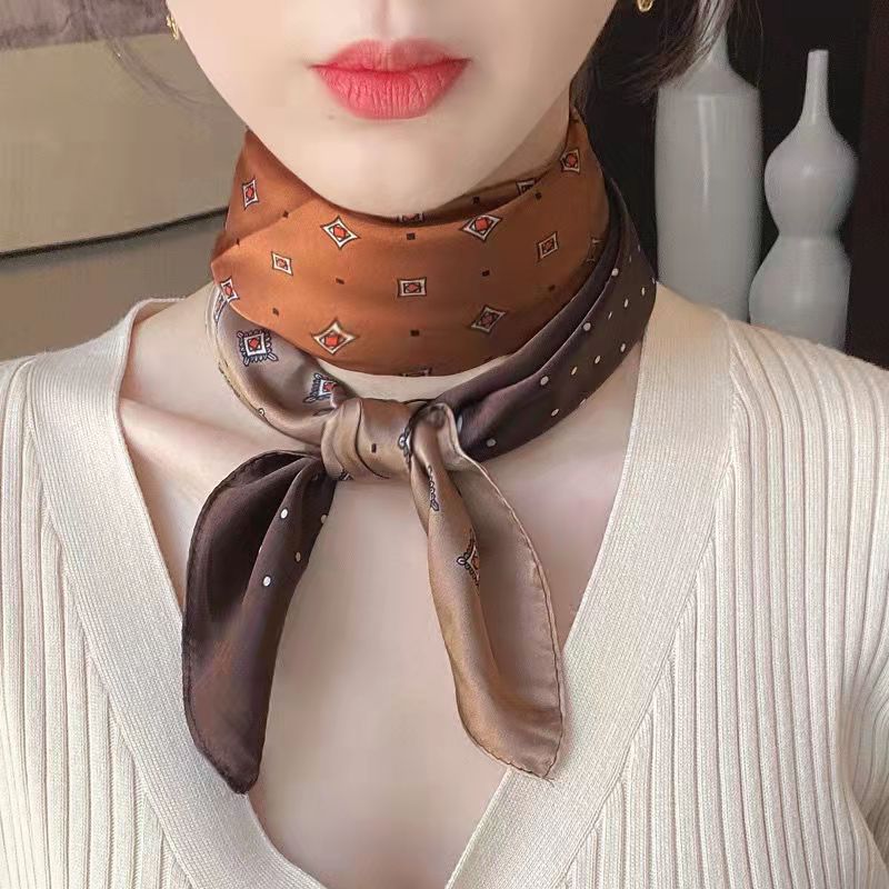 New Fashion Zebra Printed Squa - Ascot Neck Scarf recension och pris
