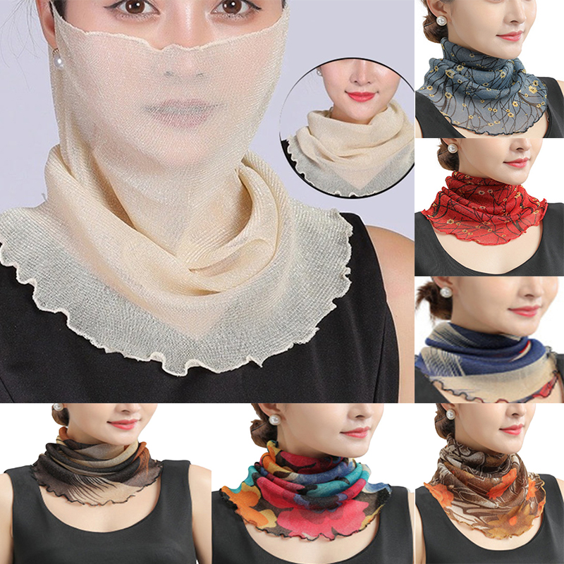 Spring Summer Chiffon Neck Col - Ascot Neck Scarf recension och pris