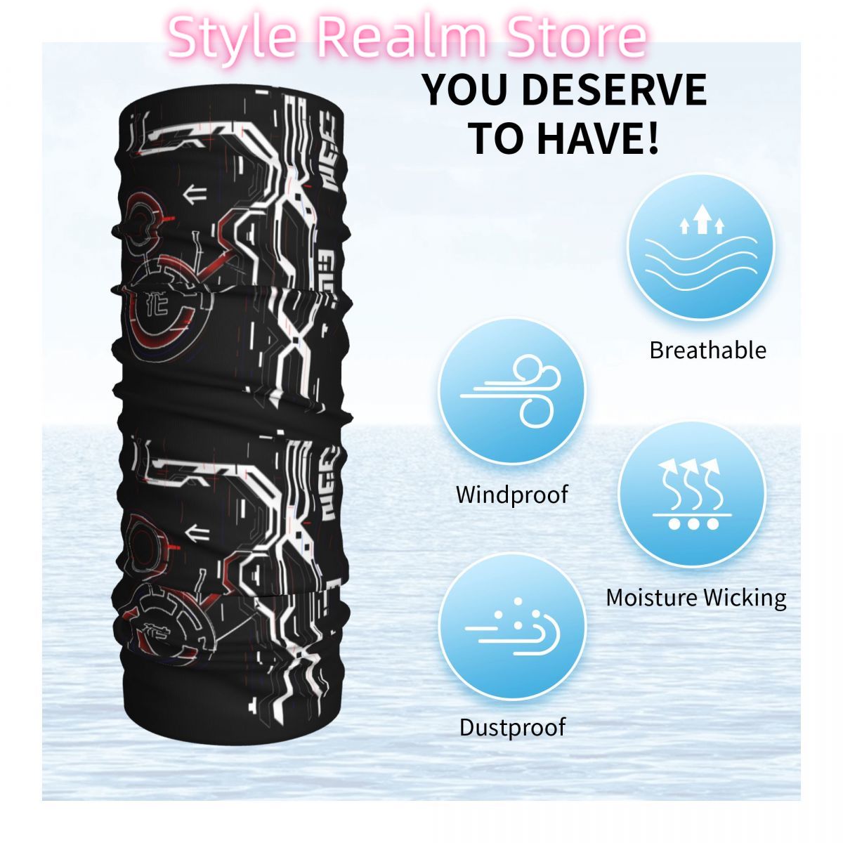 Custom Japanese Tokyo Flower T - Neck Warmer Tube recension och pris