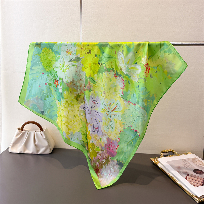 70*70cm Square Silk Scarf for  - Silk Neck Scarf recension och pris