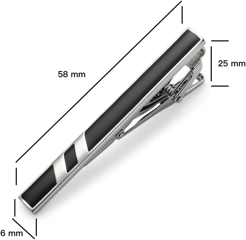 Classic Silver Tie Bar Set for - Tie Bar Set Gift recension och pris