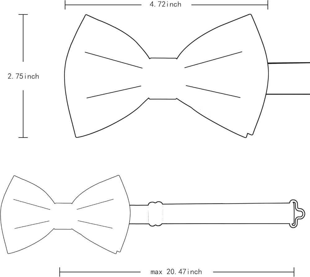 Solid Color Pre-tied Bow Tie Q - Bow Tie Pre Tied recension och pris
