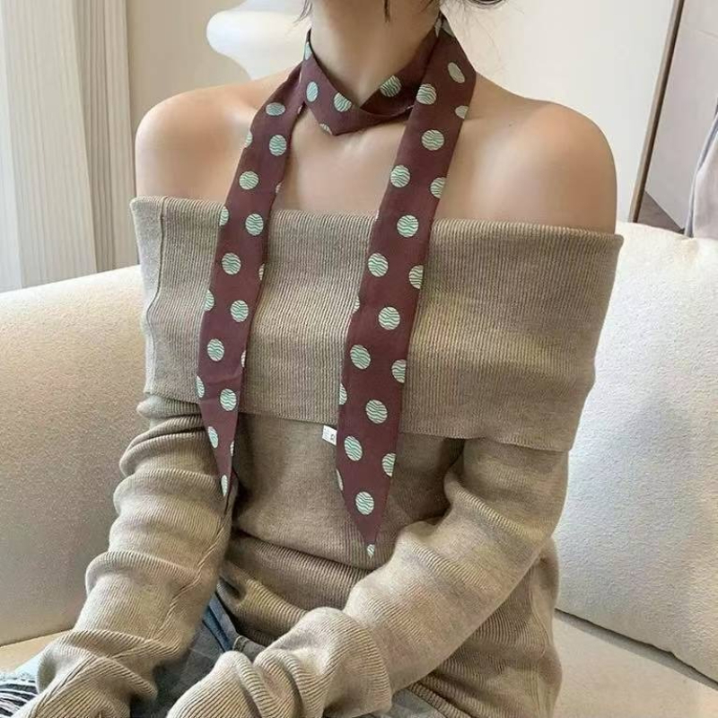 Polka Dot and Striped Print Sc - Silk Tie Striped recension och pris