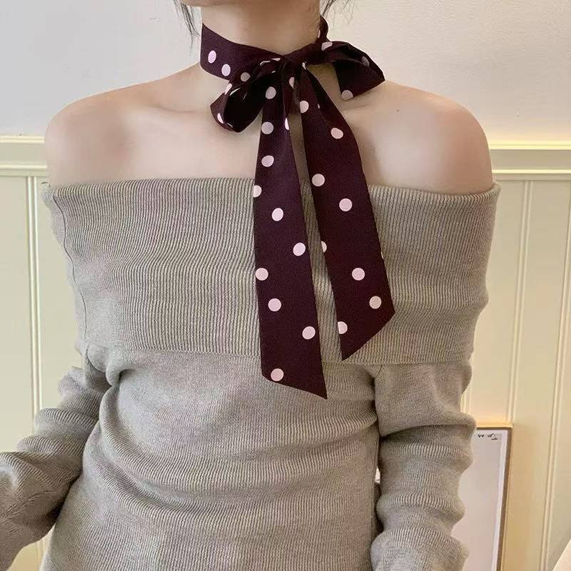 Polka Dot and Striped Print Sc - Silk Tie Striped recension och pris