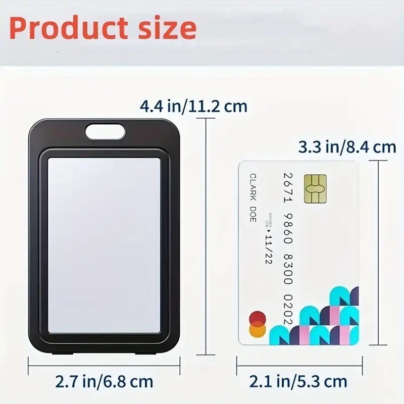 Colorful Sliding Vertical ID B - Lanyard Badge Holder recension och pris
