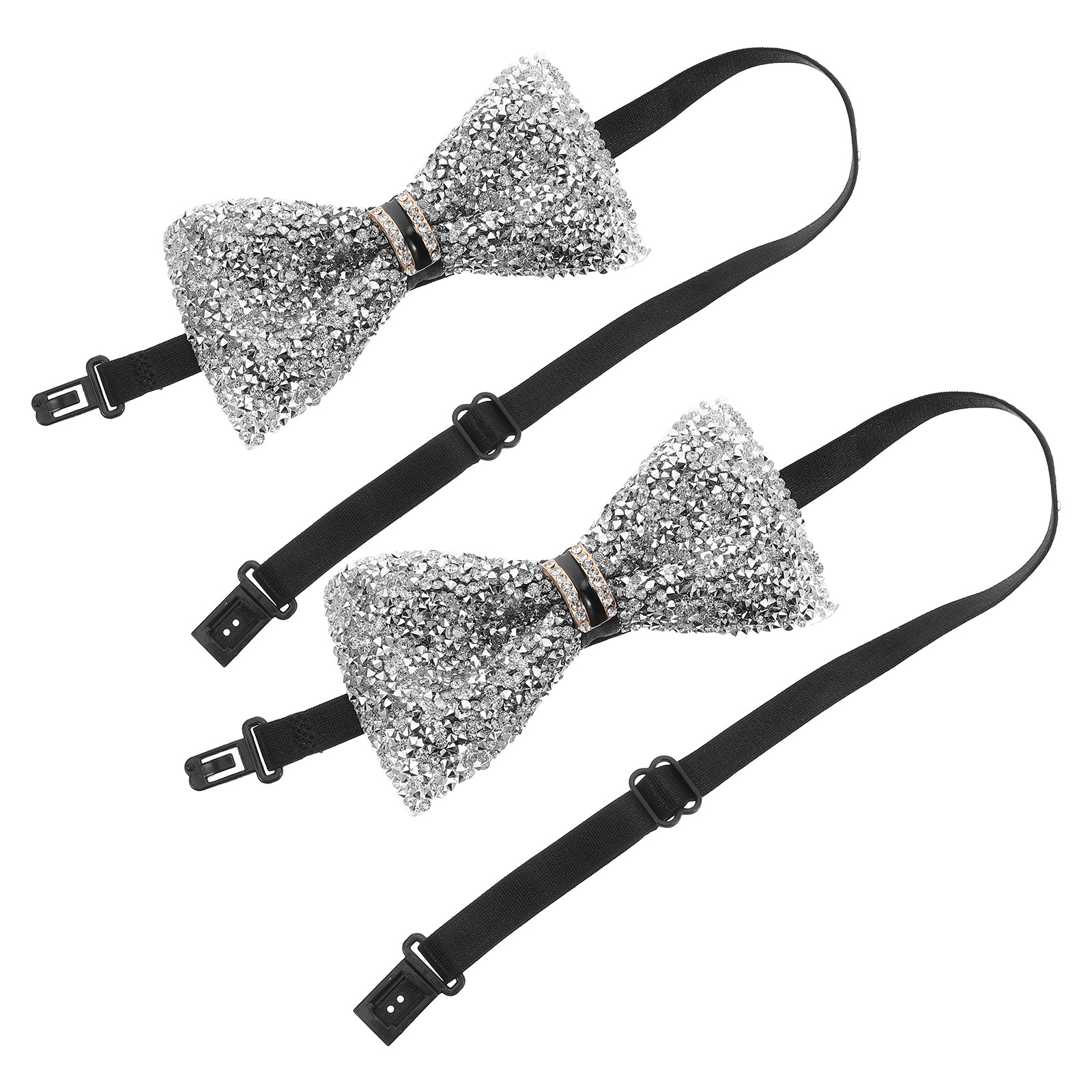 2Pcs Children Bow Tie Crystal  - Bow Tie Pre Tied recension och pris