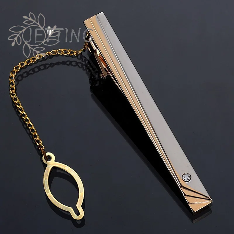 Hot Metal Simple Necktie Buckl - Tie Clip Silver recension och pris