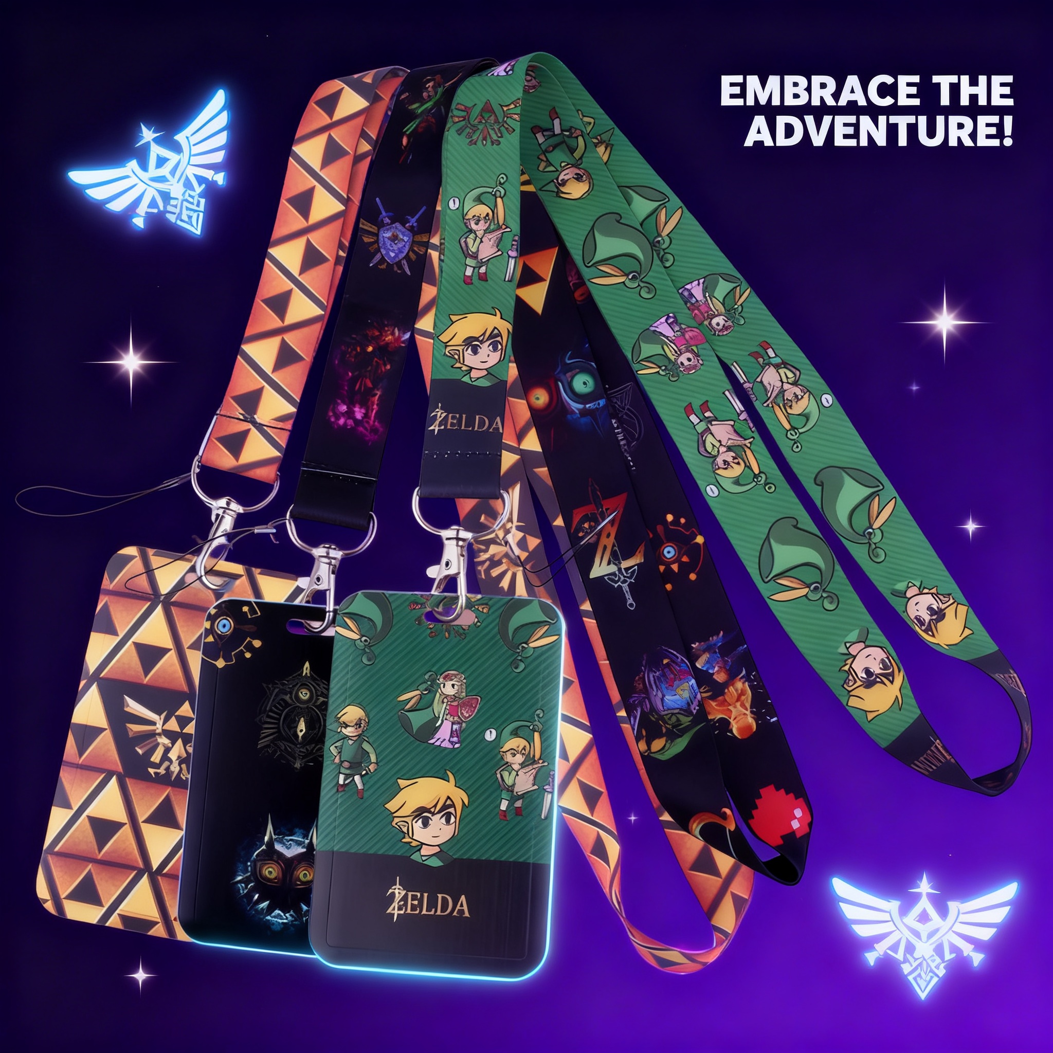 Cartoon Game Lanyards for Key  - Lanyard Badge Holder recension och pris