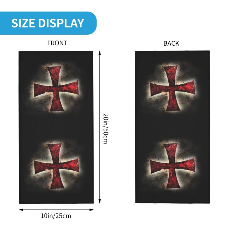 Custom Knights Templar Flag Ba - Neck Warmer Tube recension och pris